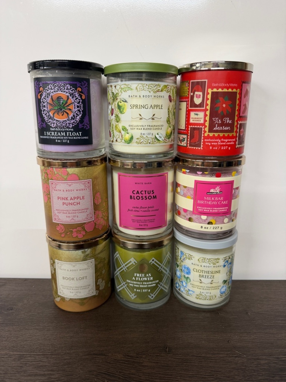 Bath & Body Works Assorted Single Wick Candles - Mixed Scents